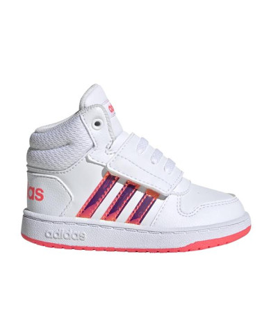 Buty dziecięce adidas Core HOOPS MID 2.0 I FW7609 Białe - Sklep online Mastersport