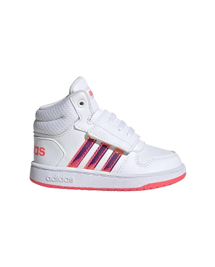 Buty dziecięce adidas Core HOOPS MID 2.0 I FW7609 Białe - Sklep online Mastersport