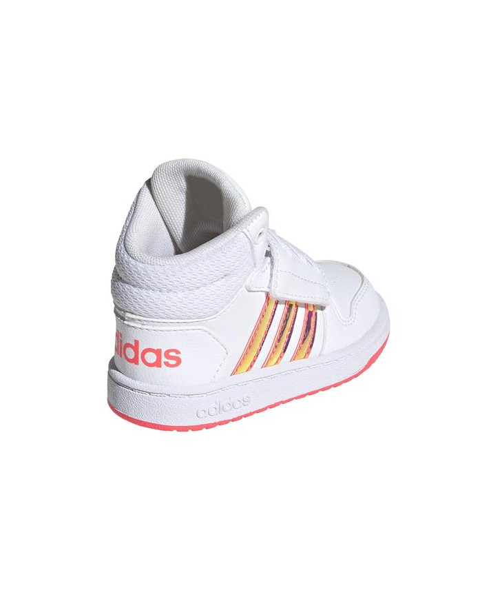 Buty dziecięce adidas Core HOOPS MID 2.0 I FW7609 Białe - Sklep online Mastersport