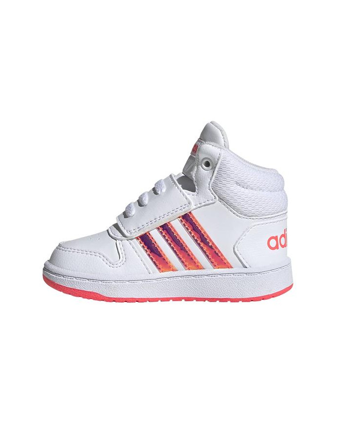 Buty dziecięce adidas Core HOOPS MID 2.0 I FW7609 Białe - Sklep online Mastersport