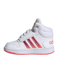Buty dziecięce adidas Core HOOPS MID 2.0 I FW7609 Białe - Sklep online Mastersport