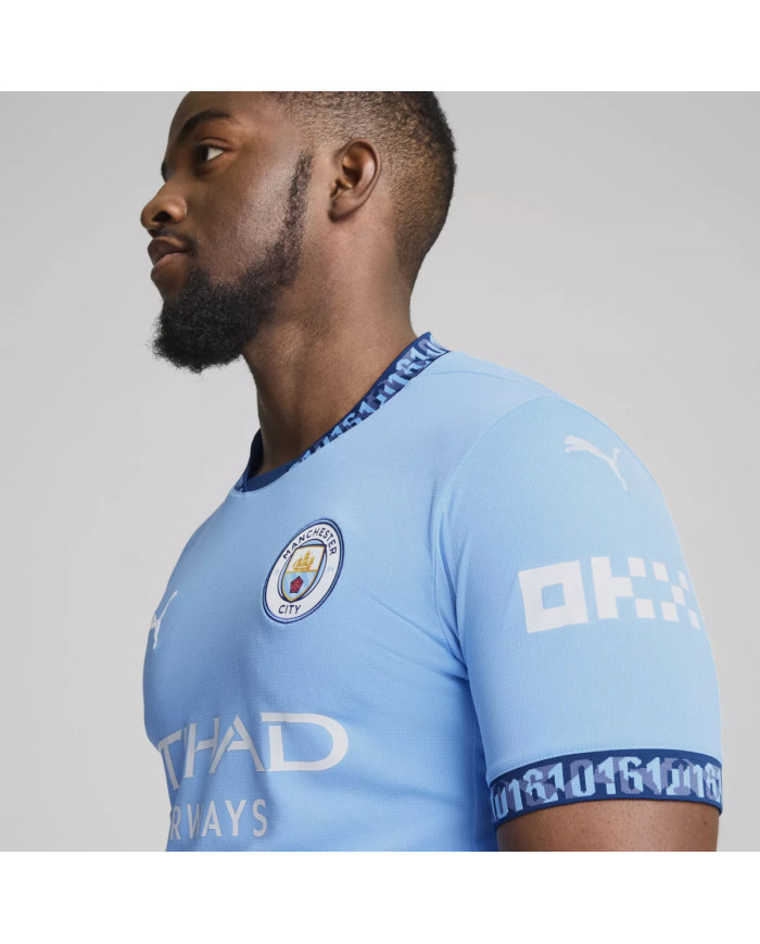 Koszulka męska Puma MCFC HOME JERSEY REPLICA 77507501 Niebieska - Sklep online Mastersport