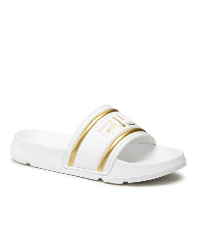 Klapki damskie Fila MORRO BAY LOGO FFW010213069 Białe - Sklep online Mastersport