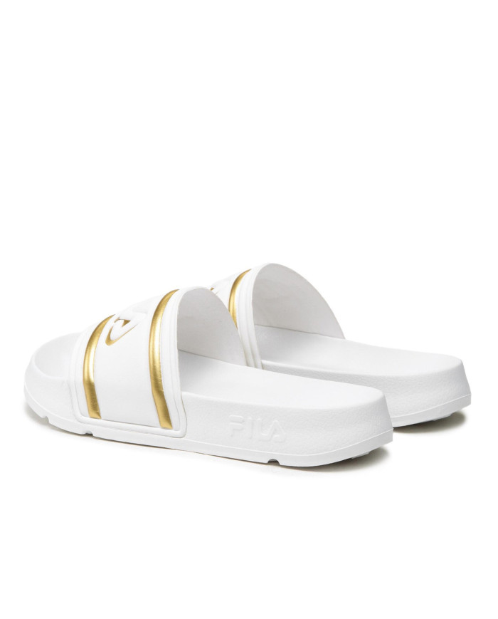 Klapki damskie Fila MORRO BAY LOGO FFW010213069 Białe - Sklep online Mastersport