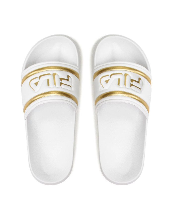 Klapki damskie Fila MORRO BAY LOGO FFW010213069 Białe - Sklep online Mastersport