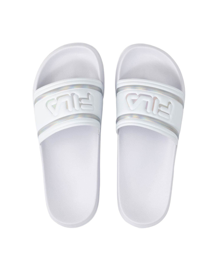 Klapki damskie Fila MORRO BAY LOGO FFW010213078 Białe - Sklep online Mastersport