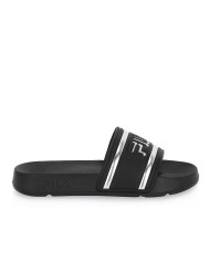 Klapki damskie Fila MORRO BAY LOGO slipper wmn FFW010283162 Czarne - Sklep online Mastersport