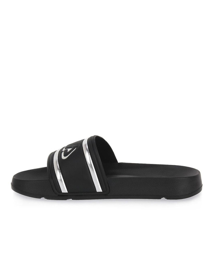 Klapki damskie Fila MORRO BAY LOGO slipper wmn FFW010283162 Czarne - Sklep online Mastersport