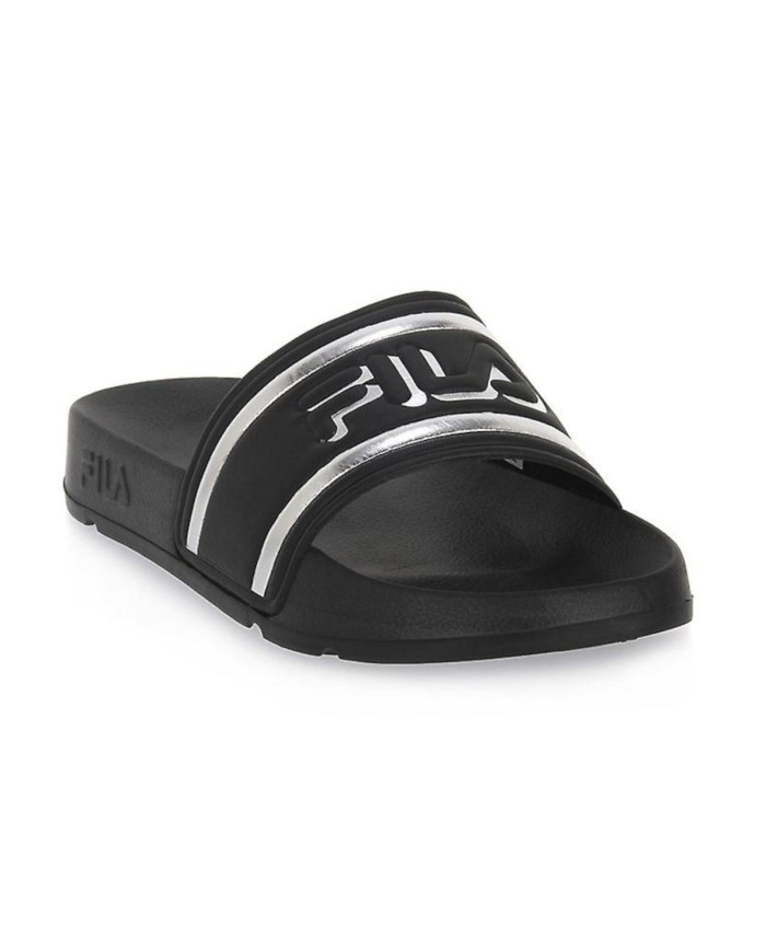 Klapki damskie Fila MORRO BAY LOGO slipper wmn FFW010283162 Czarne - Sklep online Mastersport