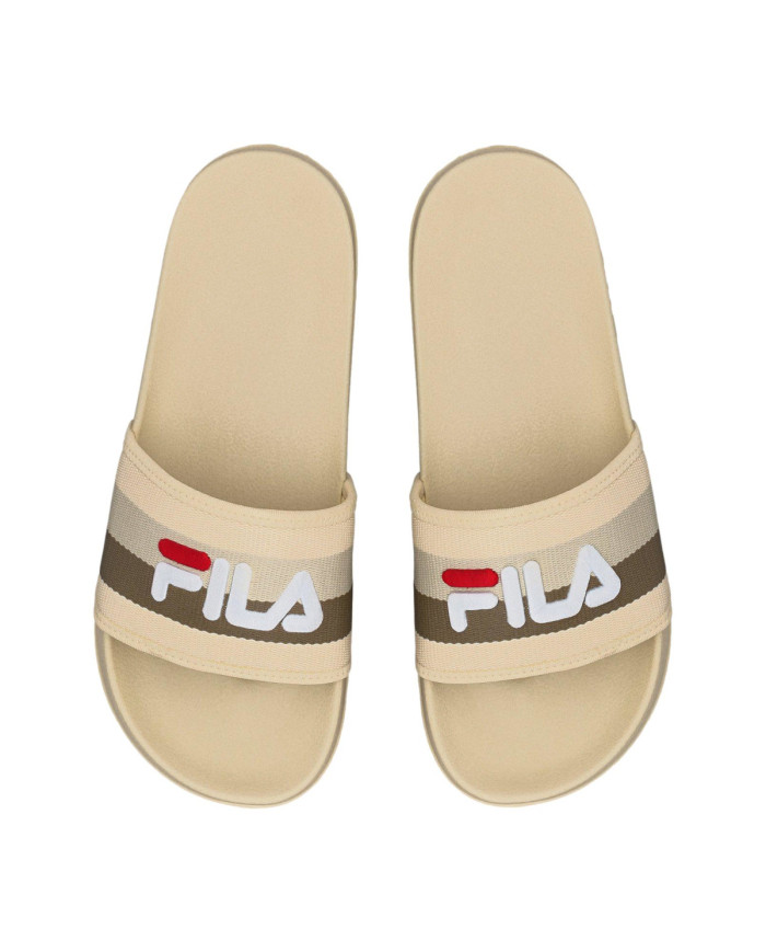 Klapki damskie Fila MORRO BAY STRIPES FFW055370027 Beżowe - Sklep online Mastersport
