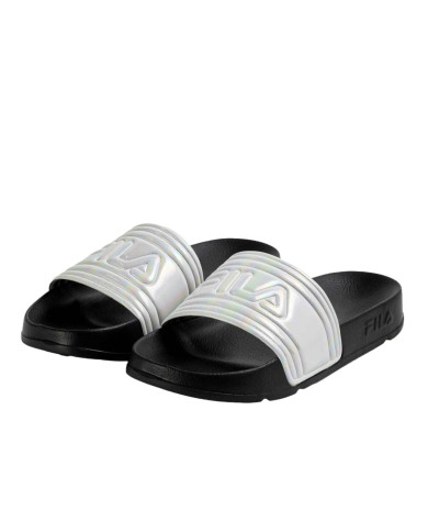 Klapki damskie Fila MORRO BAY F FFW064483059 Srebrne - Sklep online Mastersport