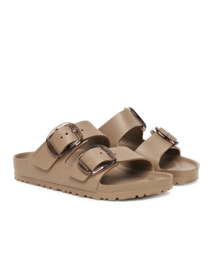 Klapki damskie Birkenstock ARIZONA BIG BUCKLE EVA 1030389 Brązowe - Sklep online Mastersport