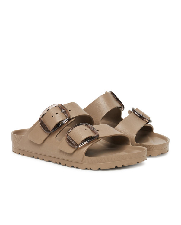 Klapki damskie Birkenstock ARIZONA BIG BUCKLE EVA 1030389 Brązowe - Sklep online Mastersport