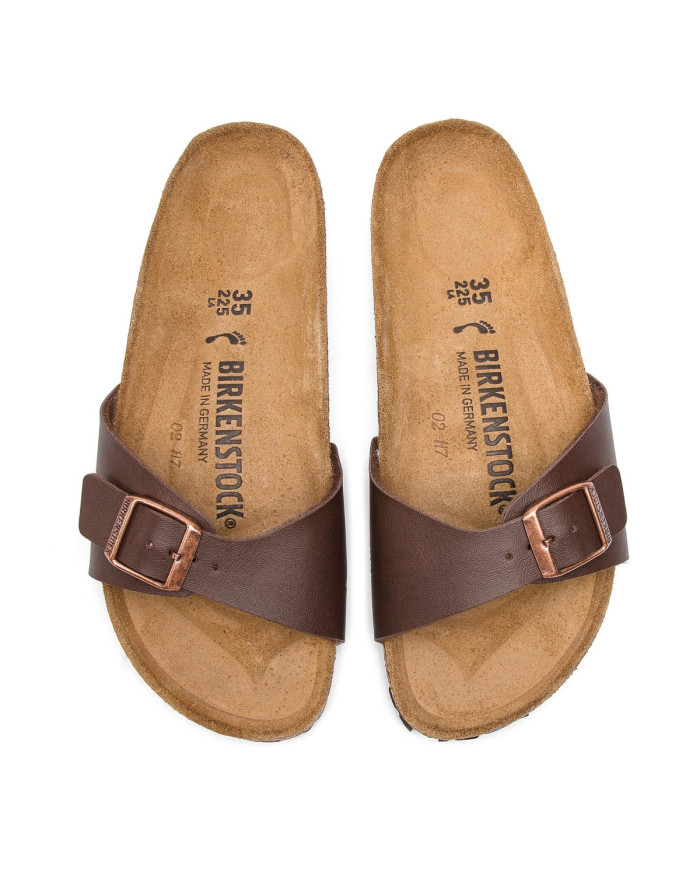Klapki damskie Birkenstock MADRID BF 0040393 Brązowe - Sklep online Mastersport