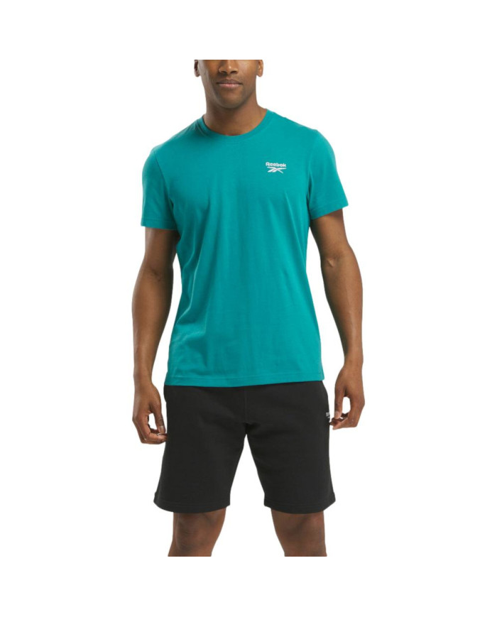 Koszulka męska Reebok IDENTITY SMALL LOGO TEE 100206016 Niebieska - Sklep online Mastersport