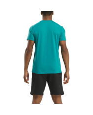 Koszulka męska Reebok IDENTITY SMALL LOGO TEE 100206016 Niebieska - Sklep online Mastersport