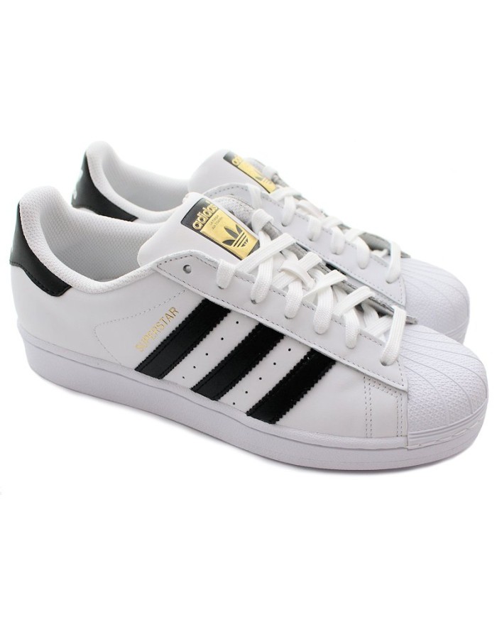 Buty dziecięce adidas Originals SUPERSTAR J C77154 Białe - Sklep online Mastersport