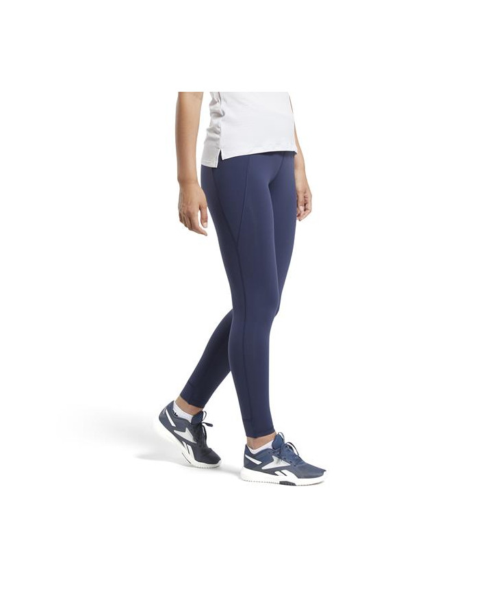 Spodnie damskie Reebok TS LUX TIGHT 2.0 FT0818 Granatowe - Sklep online Mastersport