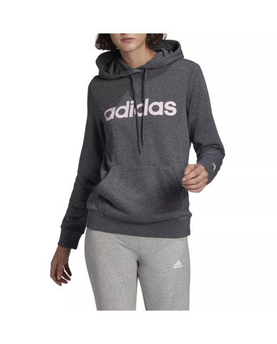 Bluza damska adidas Core W LIN FT HD GL0639 Szara - Sklep online Mastersport