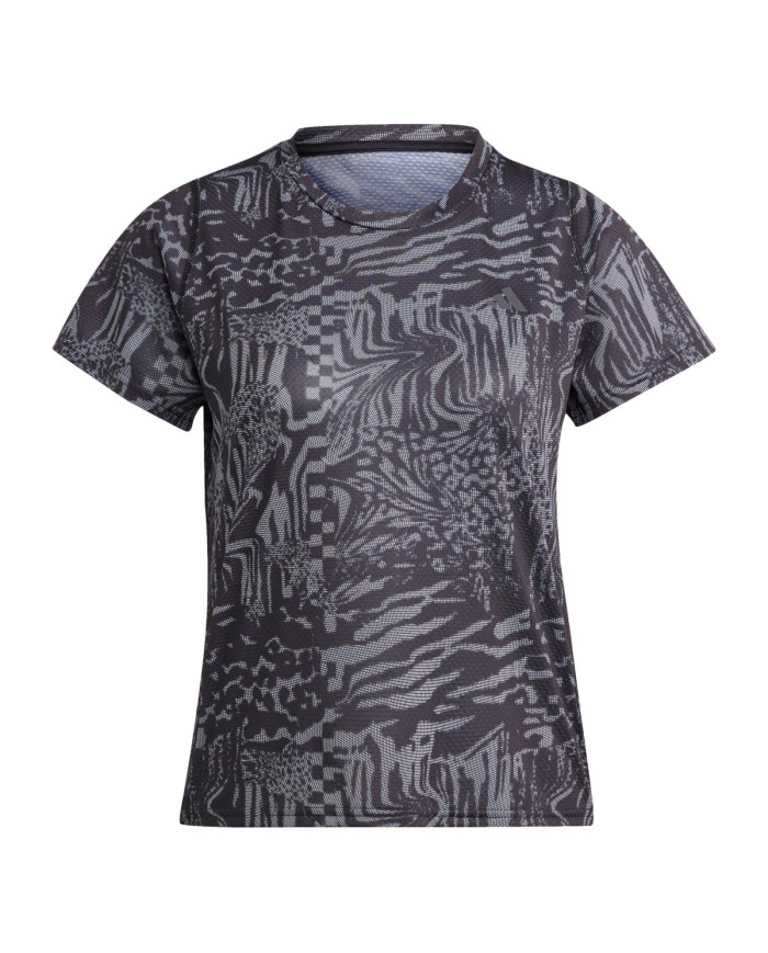 Koszulka damska adidas Performance RI 3B AOP TEE HY6951 Brązowa - Sklep online Mastersport