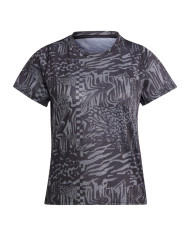 Koszulka damska adidas Performance RI 3B AOP TEE HY6951 Brązowa - Sklep online Mastersport