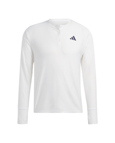 Koszulka adidas Performance MTBR UNI HENLEY IN8148 Biała - Sklep online Mastersport