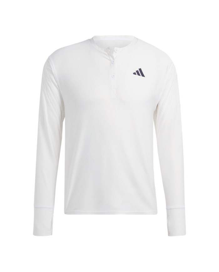 Koszulka adidas Performance MTBR UNI HENLEY IN8148 Biała - Sklep online Mastersport