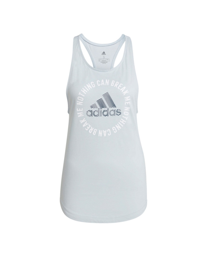 Koszulka damska adidas Performance W PWR SLGN G TK GL0944 Szara - Sklep online Mastersport