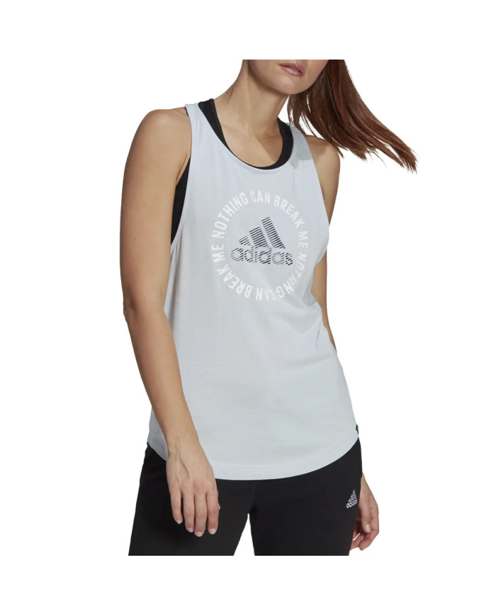 Koszulka damska adidas Performance W PWR SLGN G TK GL0944 Szara - Sklep online Mastersport
