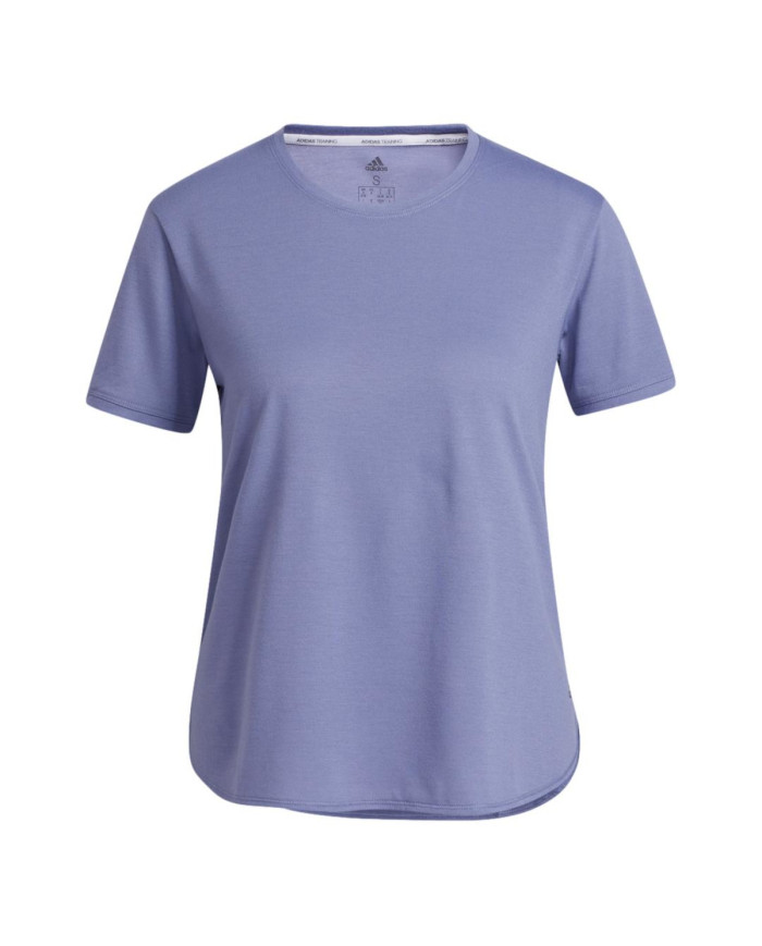 Koszulka damska adidas Performance GO TO TEE 2.0 H13594 Fioletowa - Sklep online Mastersport