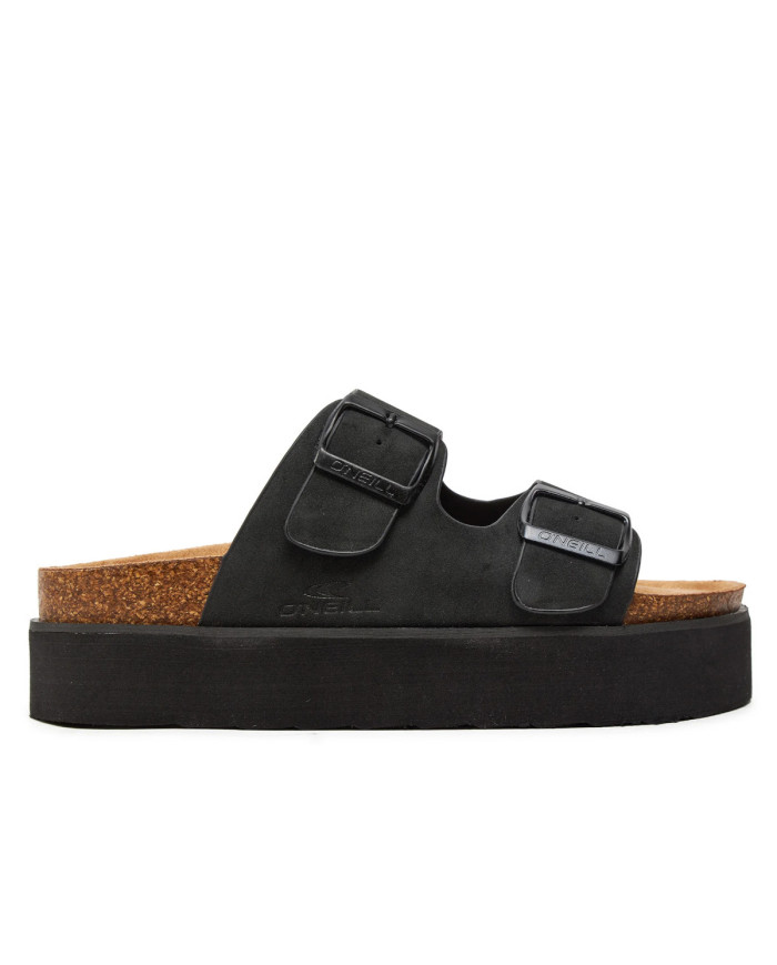 Klapki damskie ONeill PLATFORM SLIDER WOMEN LOW 9024101925Y Czarne - Sklep online Mastersport