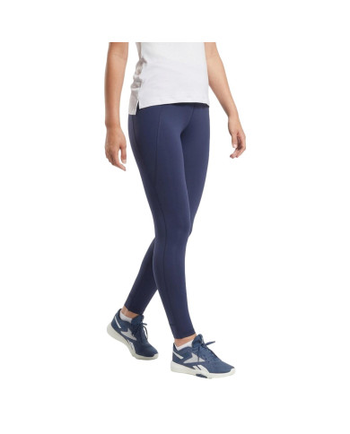 Spodnie damskie Reebok TS LUX HIGHRISE TIGH FT0813 Granatowe - Sklep online Mastersport