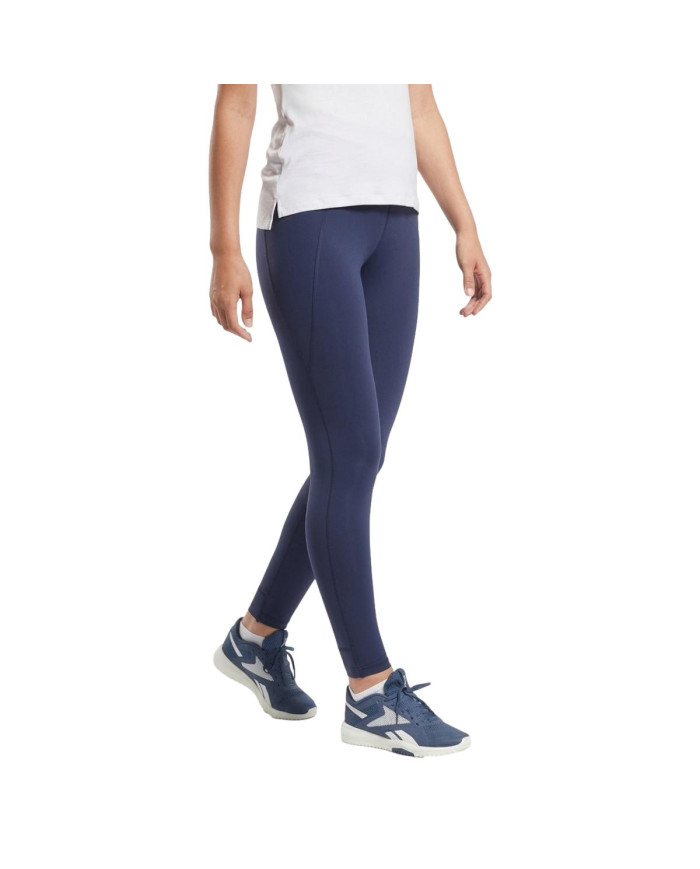 Spodnie damskie Reebok TS LUX HIGHRISE TIGH FT0813 Granatowe - Sklep online Mastersport