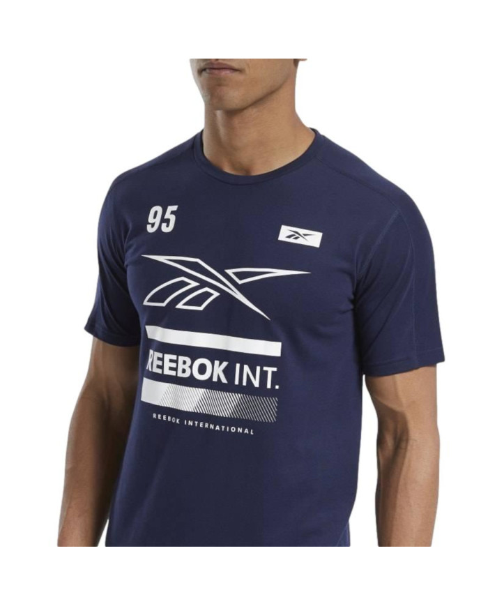 Koszulka męska Reebok TS SPEEDWICK GR TEE FU2890 Granatowa - Sklep online Mastersport
