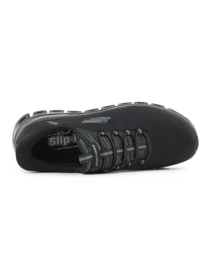Buty męskie Skechers GLIDE-STEP NOXUS 233010BBK Czarne - Sklep online Mastersport