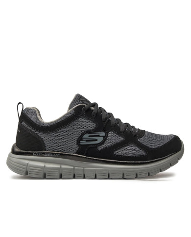 Buty męskie Skechers BURNS AGOURA 52635BKGY Czarne - Sklep online Mastersport
