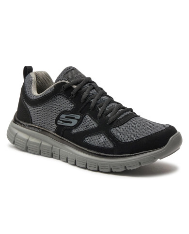 Buty męskie Skechers BURNS AGOURA 52635BKGY Czarne - Sklep online Mastersport