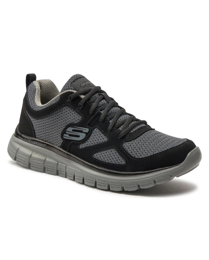 Buty męskie Skechers BURNS AGOURA 52635BKGY Czarne - Sklep online Mastersport