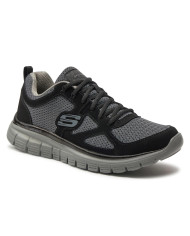 Buty męskie Skechers BURNS AGOURA 52635BKGY Czarne - Sklep online Mastersport