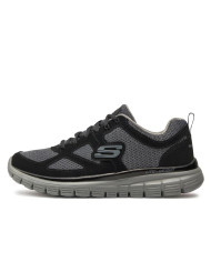 Buty męskie Skechers BURNS AGOURA 52635BKGY Czarne - Sklep online Mastersport
