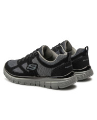 Buty męskie Skechers BURNS AGOURA 52635BKGY Czarne - Sklep online Mastersport