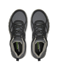 Buty męskie Skechers BURNS AGOURA 52635BKGY Czarne - Sklep online Mastersport