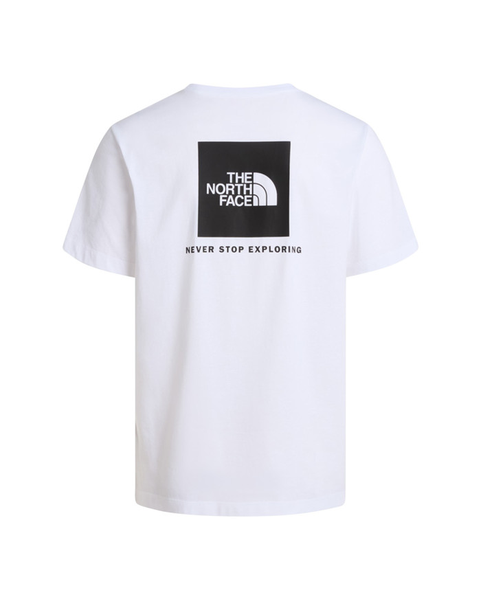 Koszulka męska The North Face M EVO BOX NSE REG SS TEE NF0A8B6KFN4 Biała - Sklep online Mastersport