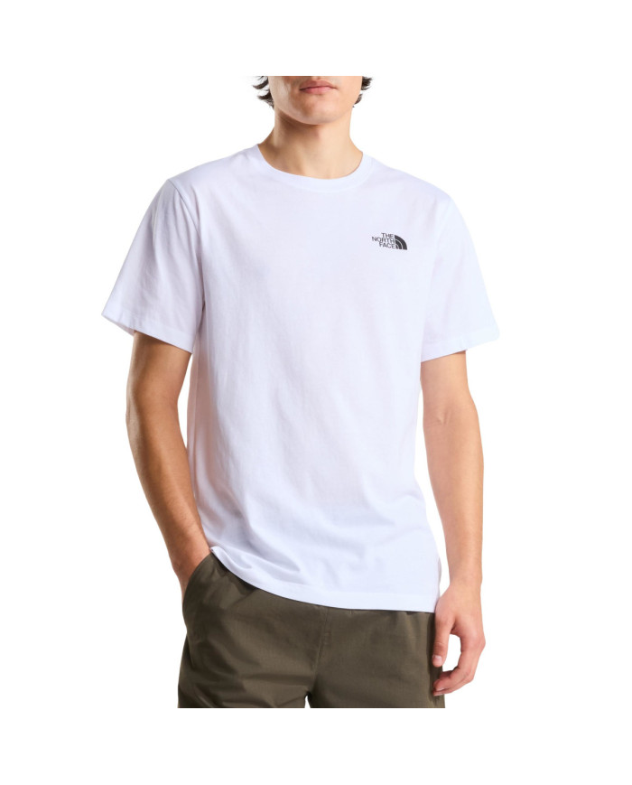 Koszulka męska The North Face M EVO BOX NSE REG SS TEE NF0A8B6KFN4 Biała - Sklep online Mastersport
