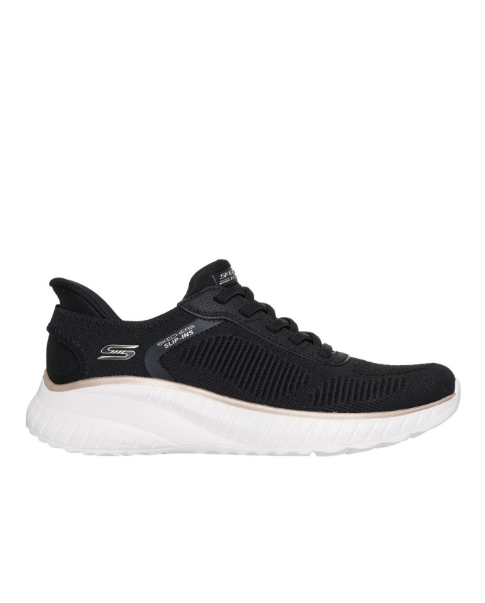 Buty damskie Skechers BOBS SQUAD CHAOS-CURRENT MUSE 117497BKGD Czarne - Sklep online Mastersport