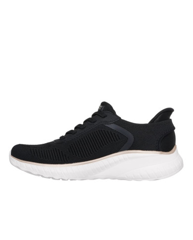 Buty damskie Skechers BOBS SQUAD CHAOS-CURRENT MUSE 117497BKGD Czarne - Sklep online Mastersport