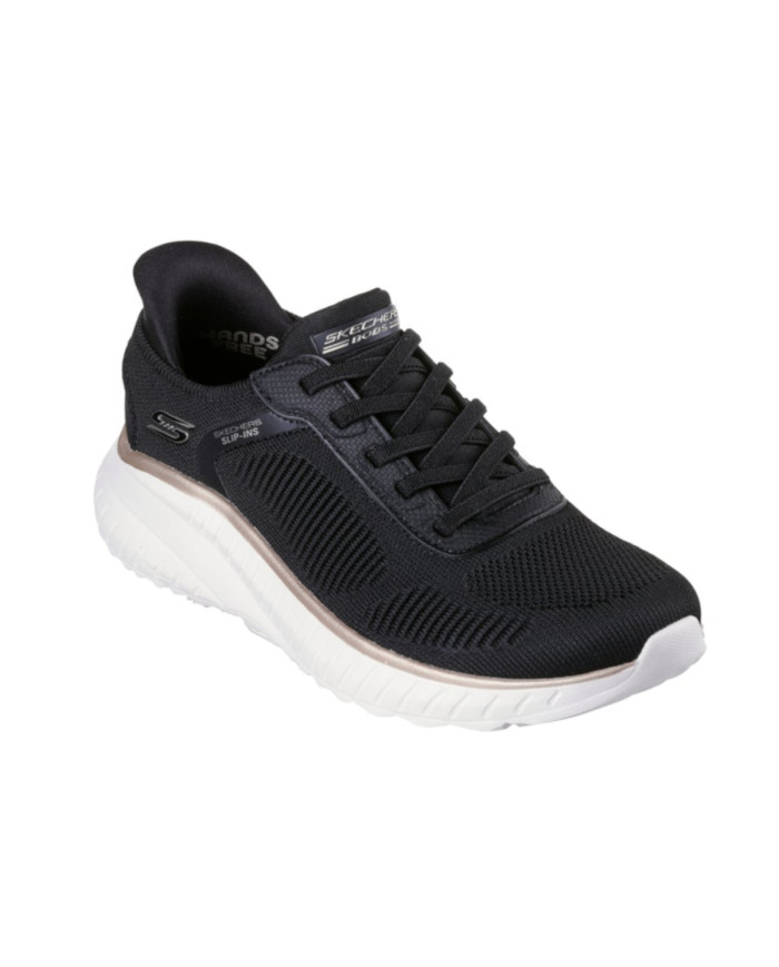 Buty damskie Skechers BOBS SQUAD CHAOS-CURRENT MUSE 117497BKGD Czarne - Sklep online Mastersport