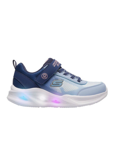 Buty dziecięce Skechers SKECHERS SOLA GLOW OMBRE DELUXE 303714LNVLB Niebieskie - Sklep online Mastersport