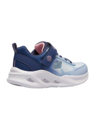 Buty dziecięce Skechers SKECHERS SOLA GLOW OMBRE DELUXE 303714LNVLB Niebieskie - Sklep online Mastersport