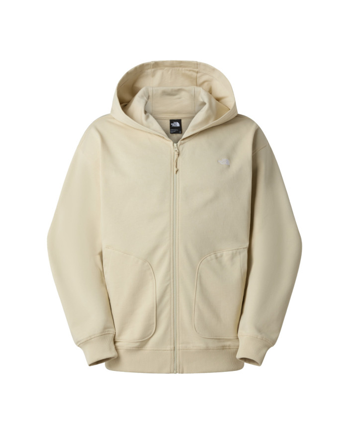 Bluza męska The North Face U ESS OS FZ HD NF0A8GQGDOM Beżowa - Sklep online Mastersport
